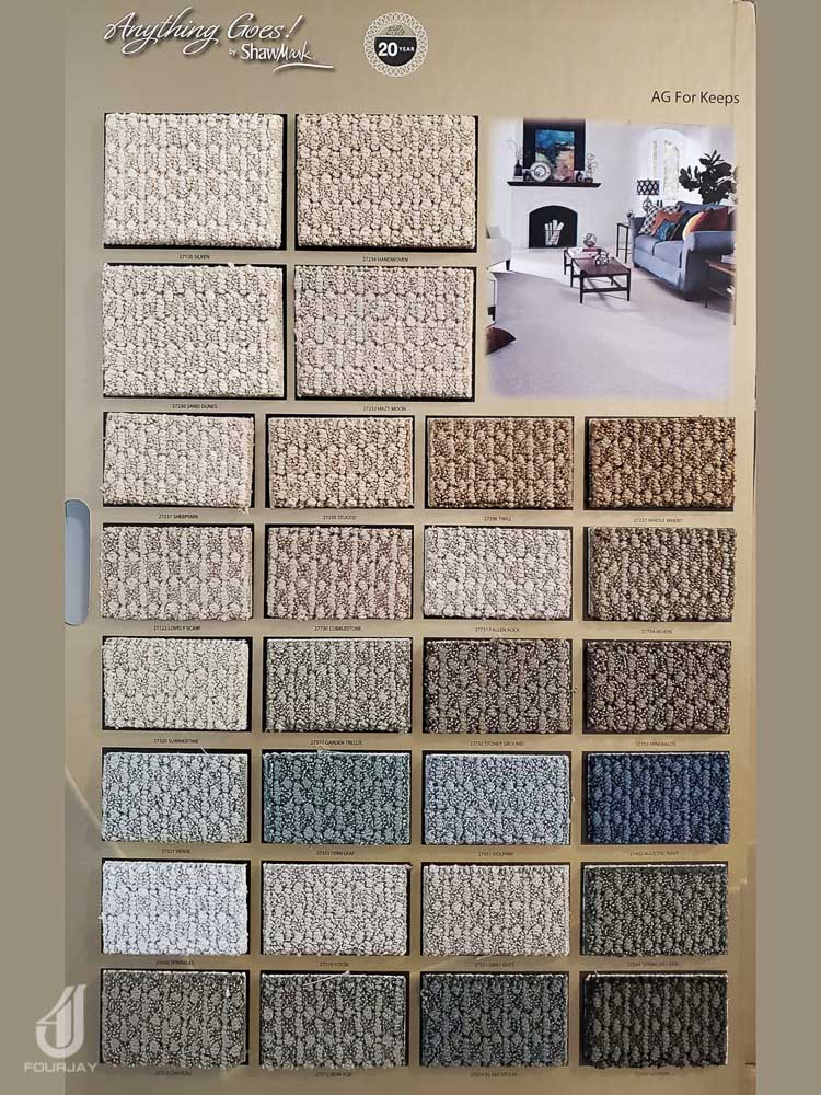 4J Mobile Flooring - Anything Goes! Carpet Samples