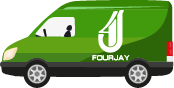 4J van with samples